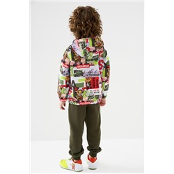 Куртка текстильная с полиуретановым покрытием для мальчиков (ветровка) PLAYTODAY, 1240305