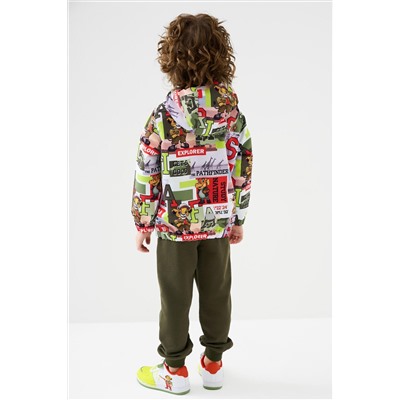 Куртка текстильная с полиуретановым покрытием для мальчиков (ветровка) PLAYTODAY, 1240305