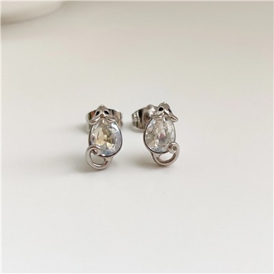 Серьги с кристаллами Swarovski