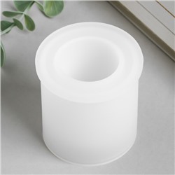 Молд силиконовый «Подсвечник цилиндр» 5.7×5.7×6.2 см