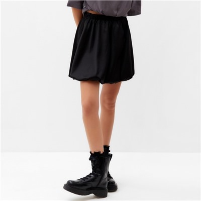 Юбка баллон мини женская MIST, размер L, чёрная