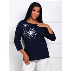 Дженни - футболка чернильно-синий