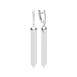 Серьги из серебра без вставки, Л-26773