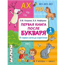 АСТ Узорова О.В., Нефедова Е.А. "Первая книга после букваря. От первых слогов до скорочтения"