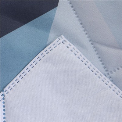 Покрывало евро «Этель» Blue iceberg, 230×210±5 см, микрофибра