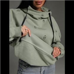 Худи женское Ваниль (Хаки)