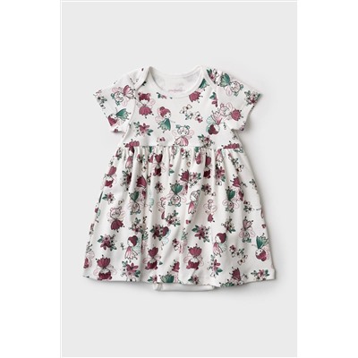 Платье-боди детское трикотажное для девочек PLAYTODAY, 1240121