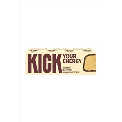 Батончик "KICK energy" арахисовый ванильный с какао-крупкой 45г ЭКОПРОДУКТЫ, 1188774