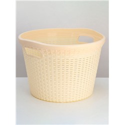 УЦЕНКА Корзина для белья б/крышки 32л 45х45х30см "Артлайн" круг, цвет МИКС