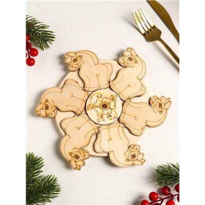 Подставка под горячее «Лошадка», 20 см, можжевельник