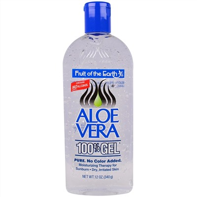 Fruit of the Earth, Алоэ вера, 100 % гель, 340 г (12 унций)
