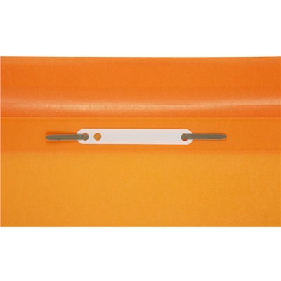 Скоросшиватель А4 пластиковый  оранжевый 0,18мм 4018 inФОРМАТ