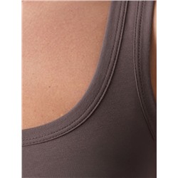 Топ облегающий из премиального хлопка с эластаном