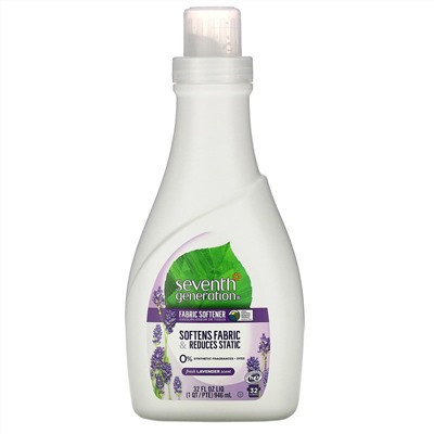 Seventh Generation, кондиционер для белья, свежая лаванда, 946 мл (32 жидк. унции)