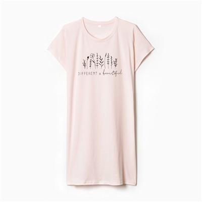 Ночная сорочка женская, цвет розовый, размер 46