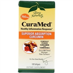Terry Naturally, CuraMed, 750 мг, 120 мягких таблеток