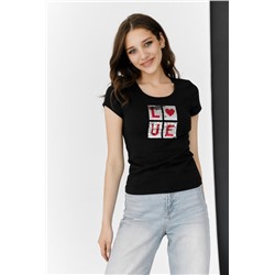 Футболка 7180 (Черный)