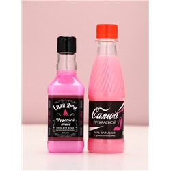 Подарочный набор косметики «Сияй ярче», гель для душа виски и кола, 2×250 мл