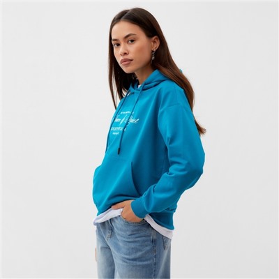 Толстовка женская MIST Peace, размер S, голубая