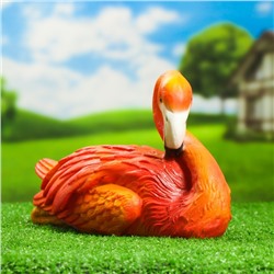 Садовая фигура из полистоуна «Фламинго» 16×19×30 см