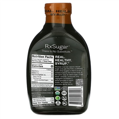 RxSugar, Organic Pancake Syrup, 16 oz (475 g)
