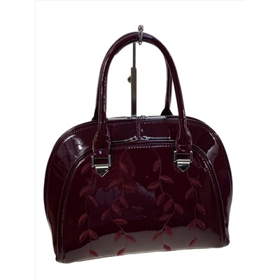 Женская сумка из искусственной кожи, цвет бордовый