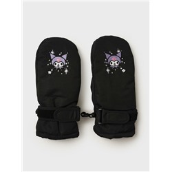 Варежки текстильные для девочек