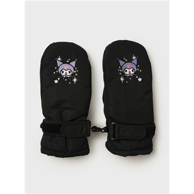 Варежки текстильные для девочек