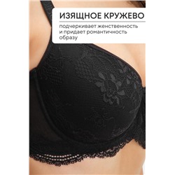 Бюстгальтер 2300 кружевной SPACER OIRO (Черный)