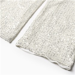 Брюки из пайеток KAFTAN, размер 30 (98-104 см), серебряные