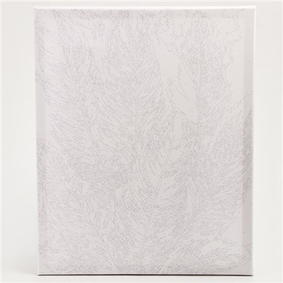 Картина по номерам на холсте с подрамником с золотой краской «Перья», 40×50 см