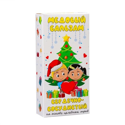 Новогодний безалкогольный алтайский медовый бальзам на травах Vitamuno «Сердечно-сосудистый», 250 мл