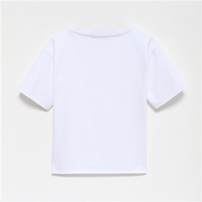 Футболка детская KAFTAN Basic line, размер 32 (110-116 см), белая