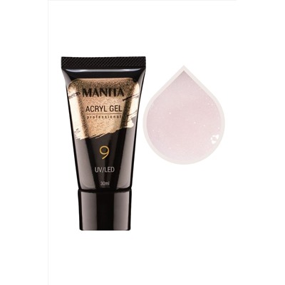 Manita Professional Акриловый гель для моделирования ногтей №09, 30 мл KRISTALLER, 1116818