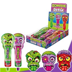 Жидкая карамель "Zombie Detox" (со взрывной карамелью и татуировкой) ассорти 7г*30шт