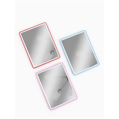 Зеркало настольное, прямоугольное, 15×20 см, (13.5×18.5 см), МИКС