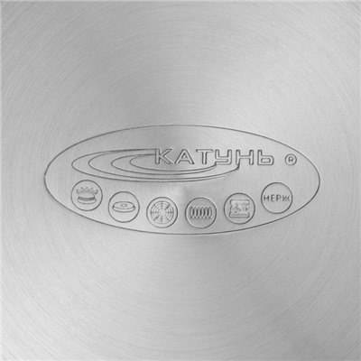 Кастрюля Катунь «Диана», 2.5 л, d=18 см, капсульное дно, индукция, нержавеющая сталь