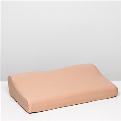 Подушка ортопедическая НТ-ПС-05 «Антихрап», для взрослых, с эффектом памяти и выемкой под плечо, 54×32 см, валики 11/6 см