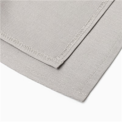 Фартук «Этель» Kitchen, 60×70 см, светло-серый, 100% хлопок, саржа 250 г/м²