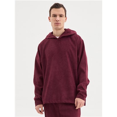Кофта мужская, MINAKU, бордовая, размер 50