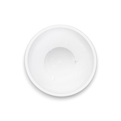 Горшок для цветов «Цветочек», 3.6 л, d=21.5 см, h=16.5 см, пластиковый, белый