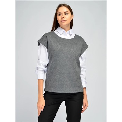 VISERDI Жилет 10377-сер 733600