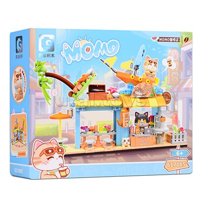 Конструктор "Кафе Momoland MOMO" в коробке
