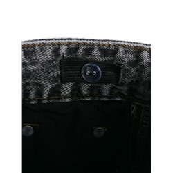 Брюки текстильные джинсовые для девочек