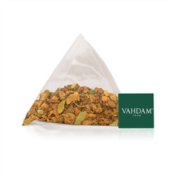 Vahdam Teas, травяной чай, куркума и пряности, без кофеина, 15 чайных пакетиков, 30 г (1,06 унции)