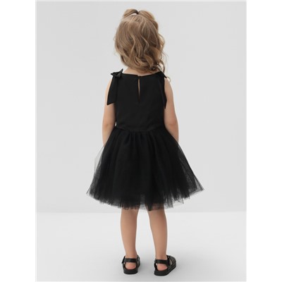 Платье нарядное для девочки MINAKU: PartyDress, рост 122-128 см, чёрное