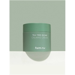 FARMSTAY - КРЕМ ДЛЯ ЛИЦА УСПОКАИВАЮЩИЙ С ЭКСТРАКТОМ ЗЕЛЕНОГО ЧАЯ TEA TREE BIOME CALMING CREAM, 80 ML