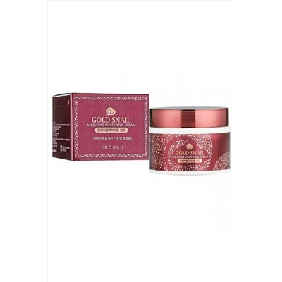 Enough Крем для лица увлажняющий с осветляющим эффектом / Gold Snail Moisture Whitening Cream, 50 мл KRISTALLER, 1110806