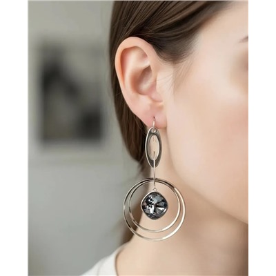 Серьги с кристаллами Swarovski