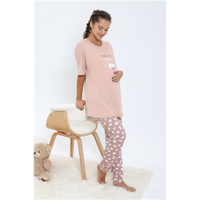 Пижама женская Хлопушек-4 (Бежевый)